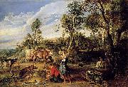Peter Paul Rubens The Farm at Laken France oil painting artist